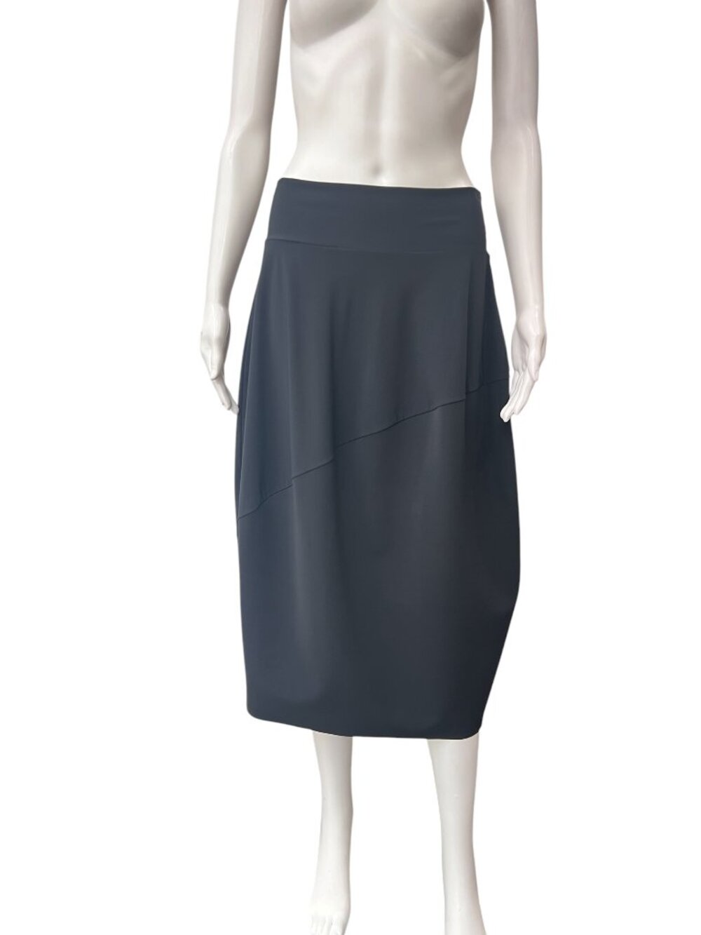 $475 NWT Schella Kann 2 Black Bubble Midi Skirt size IT 42/6